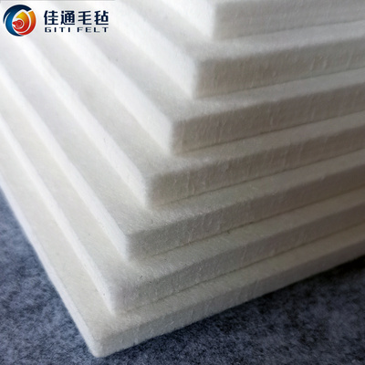 白色化纖氈